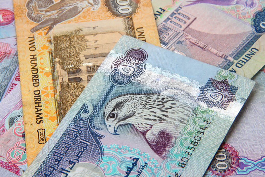 Dirhams van de VAE - betalen in Dubai