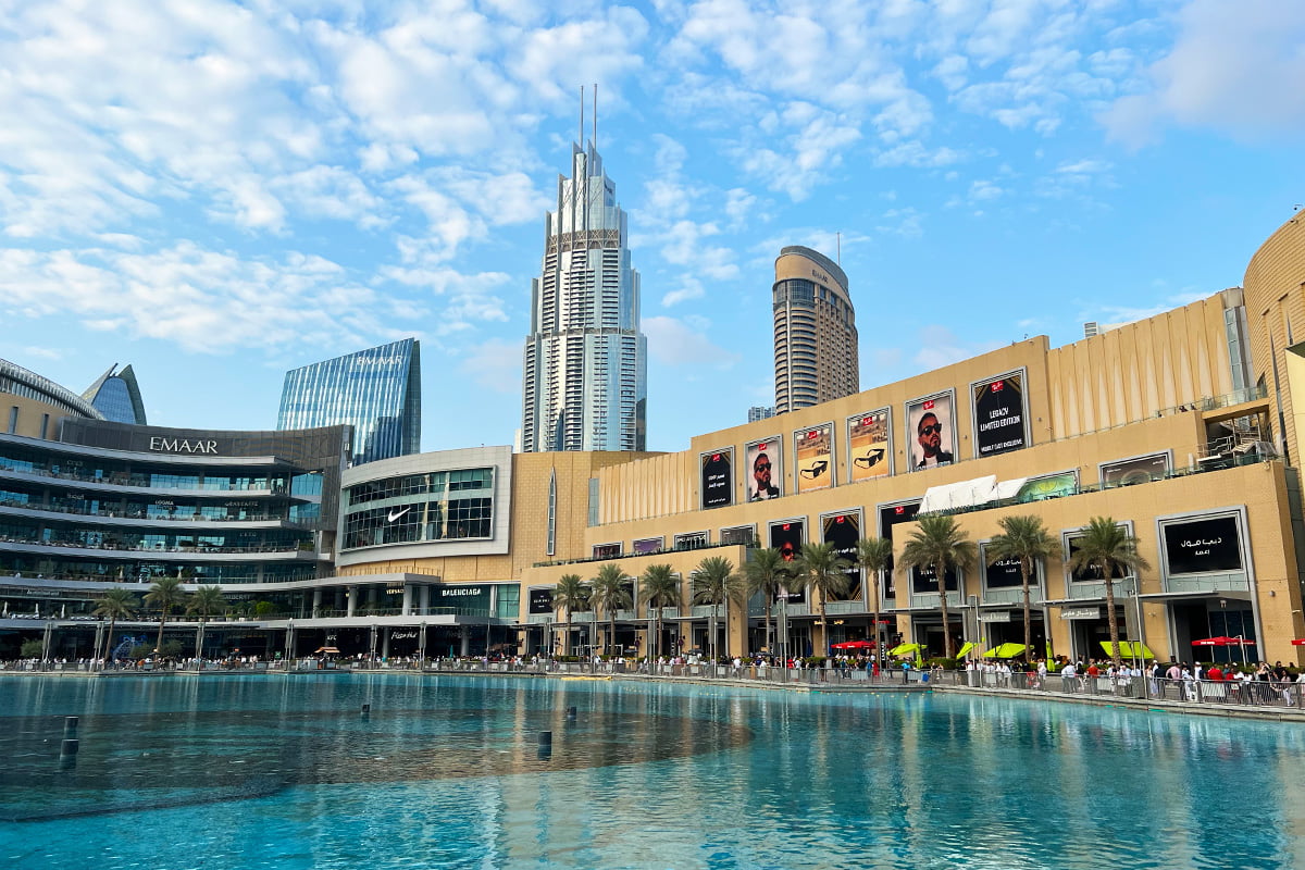 De Dubai Mall in Dubai