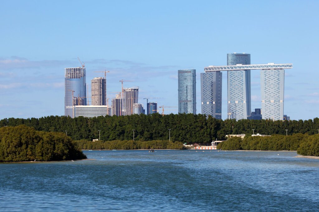 Eilanden in Abu Dhabi