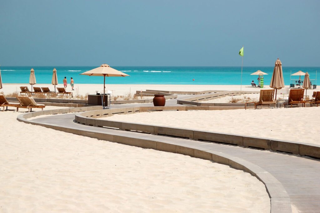 Stranden in Abu Dhabi